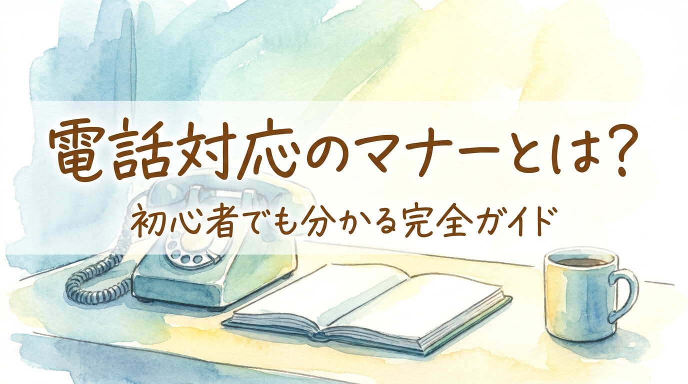 電話対応のマナーとは？初心者でも分かる完全ガイド