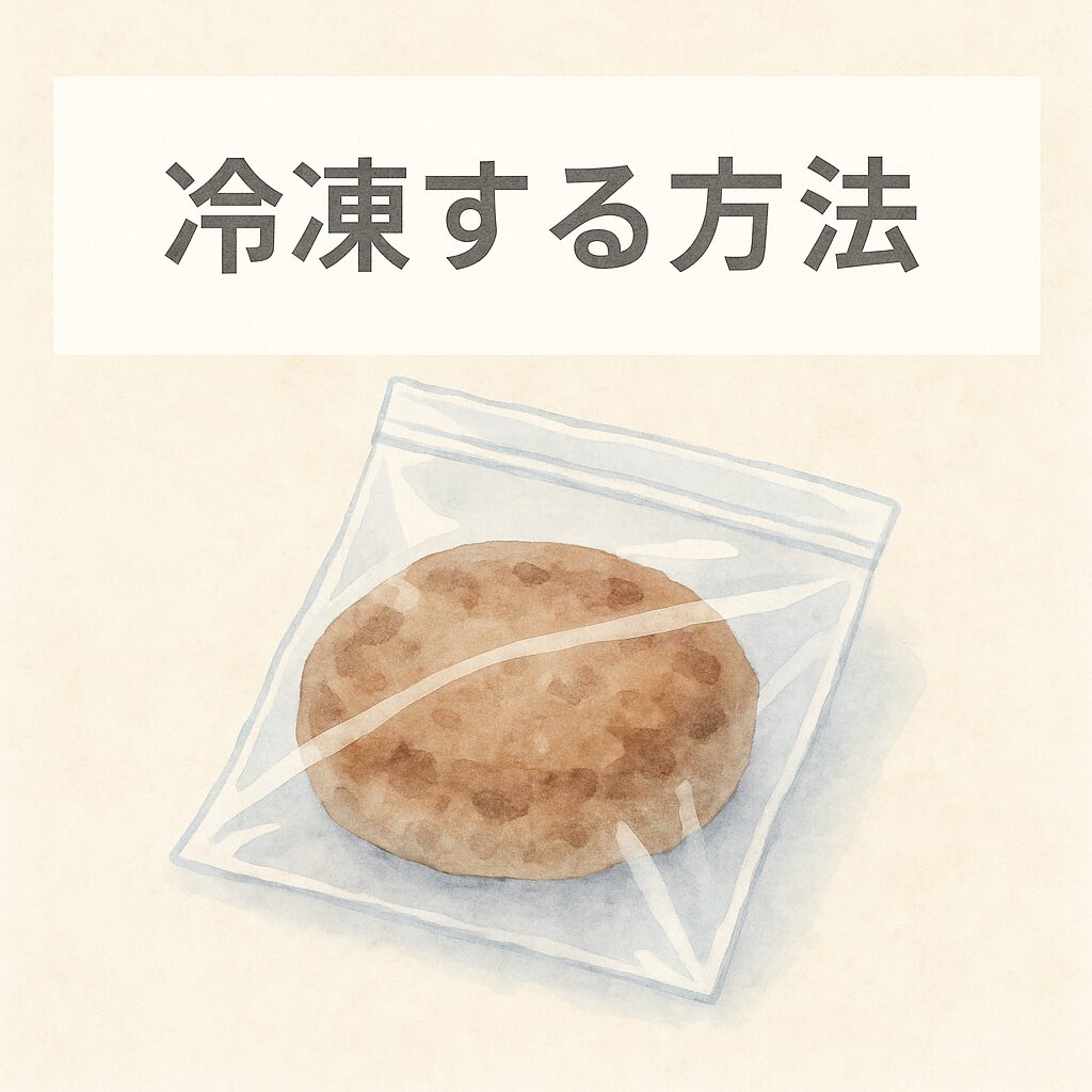 ハンバーグ 冷凍 方法