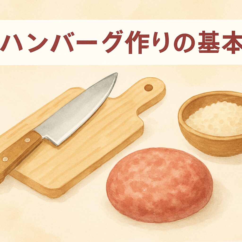 ハンバーグ 基本 作り方