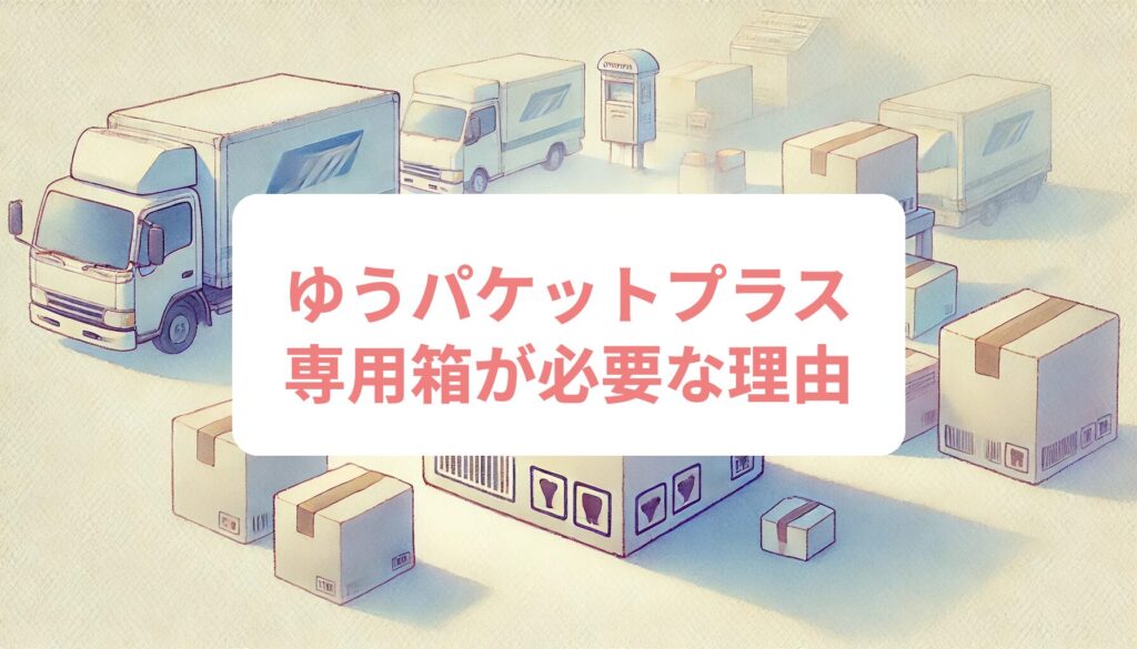 ゆうパケットプラス 専用箱 必要な理由
